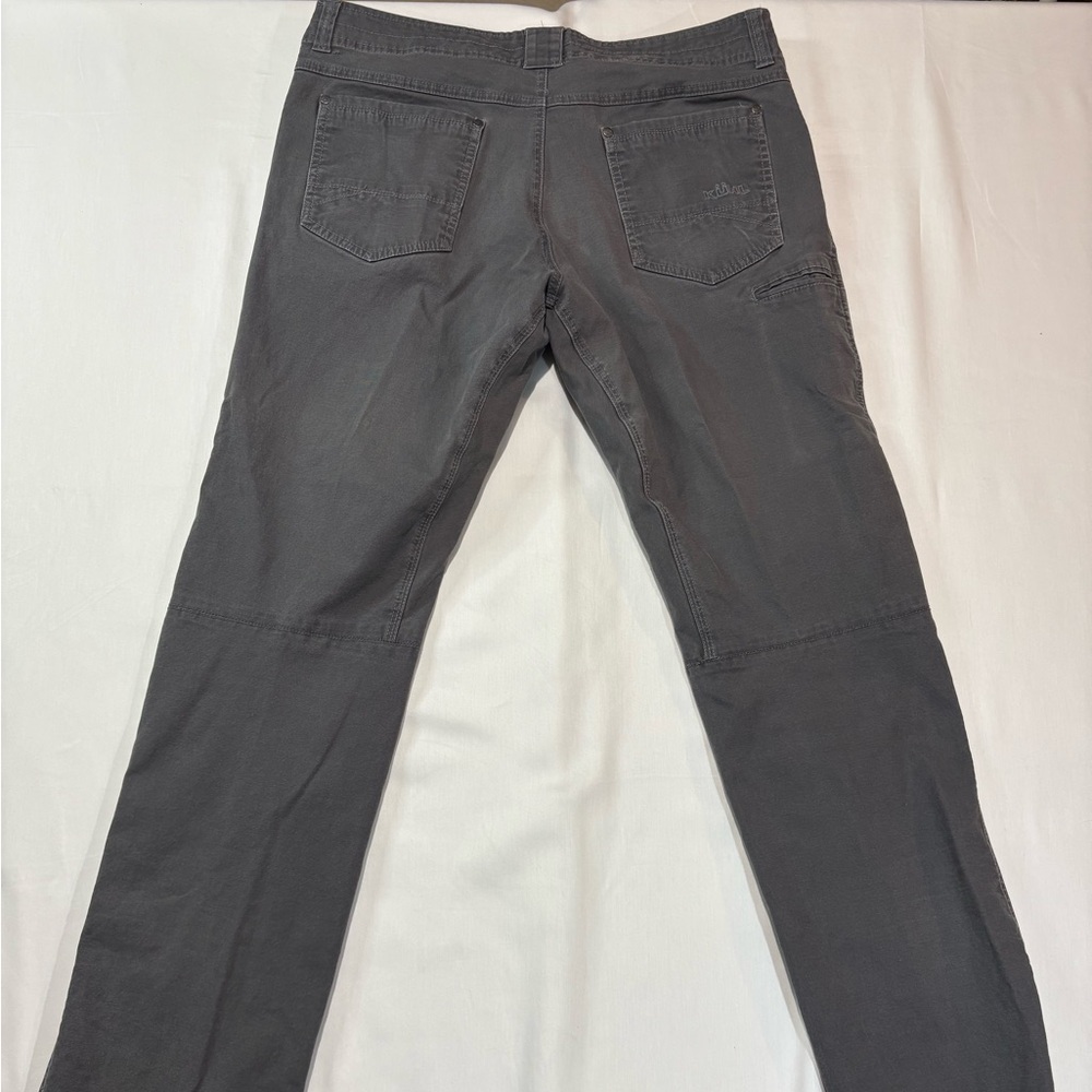 Kuhl Mens Kanvus Jeans 36x32 Gray Vintage Patina Dye Pants Hiking Casual